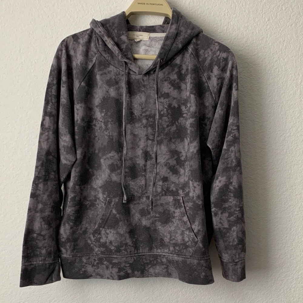 Cozy Kids Charcoal Tie-Dye Hoodie